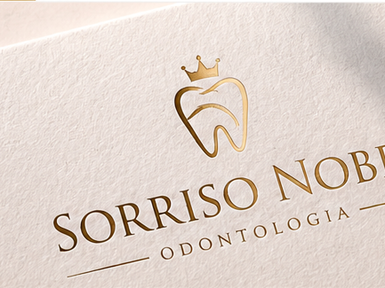 Aplicações de identidade visual do projeto Sorriso Nobre Odontologia