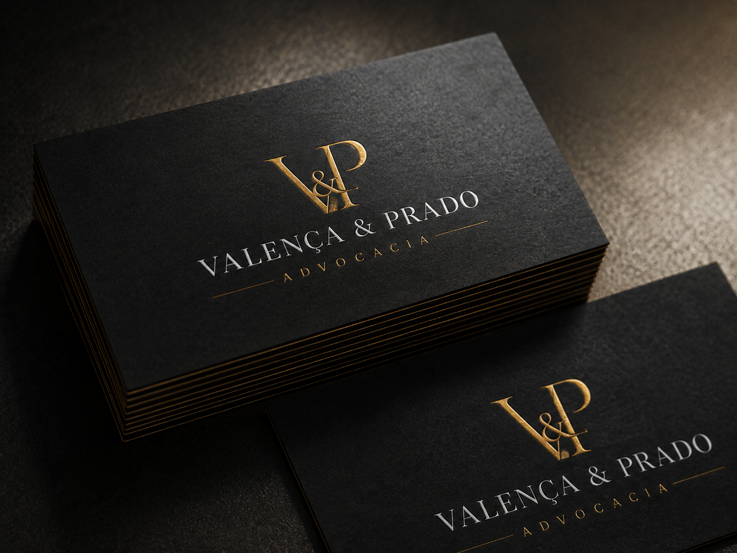 Cartões de visita — Valença & Prado Advocacia