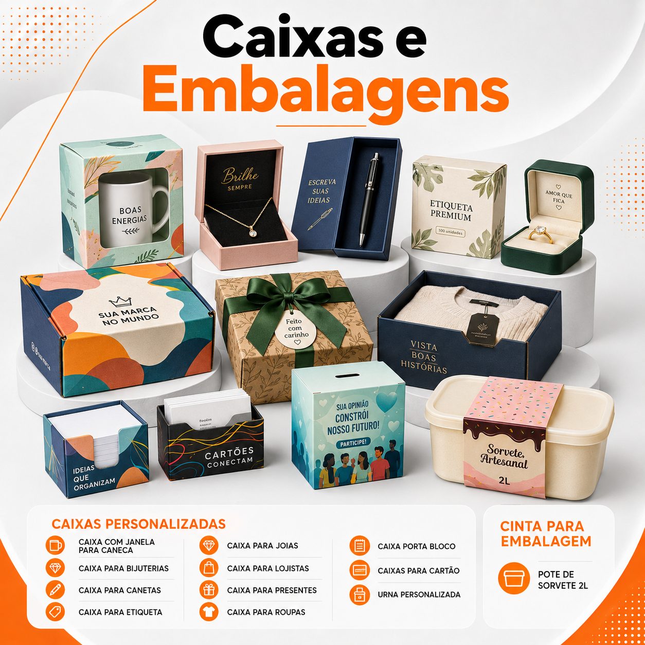 Caixas e Embalagens