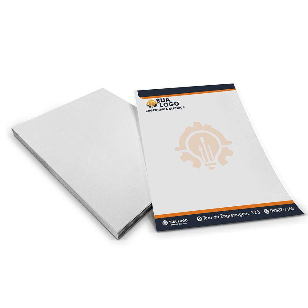 Papel Timbrado Apergaminhado 90g (150x210mm)