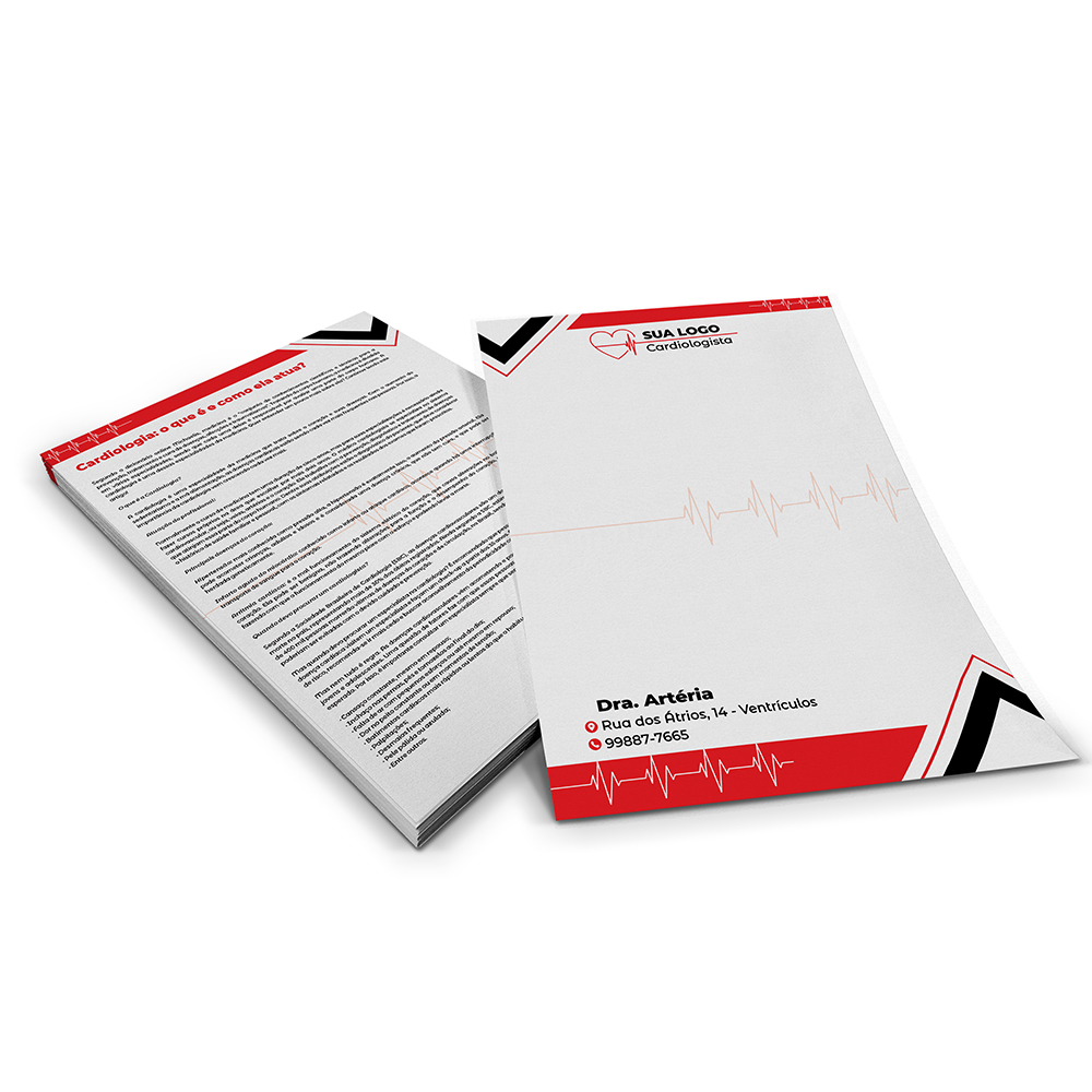 Papel Timbrado Apergaminhado 90g (150x210mm)