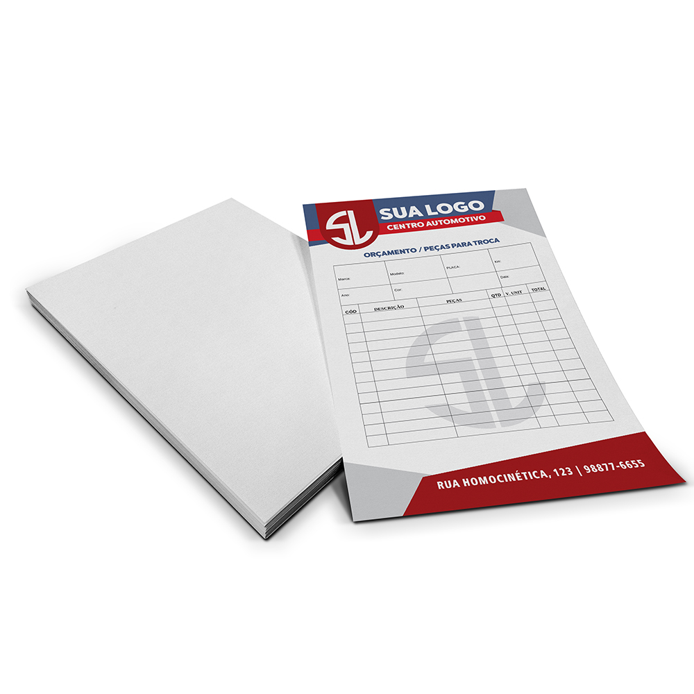 Papel Timbrado Apergaminhado 90g (105x150mm)