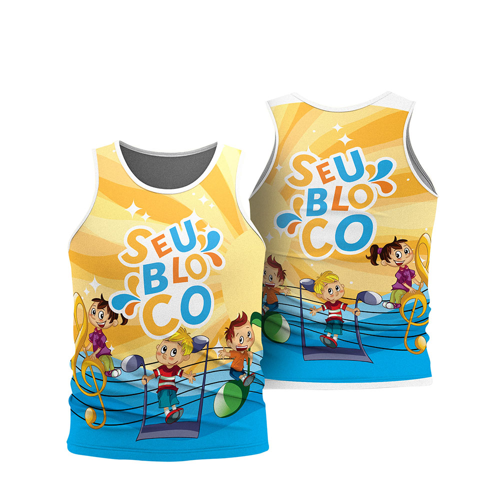 Abadá Infantil Sublimação Helanca (Tamanhos Diversos)