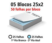 Blocos E Talões 25 Folhas Autocopiativo 56g 25x2 (210x300mm)