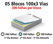 Blocos E Talões 100 Folhas Autocopiativo 56g 100x3 (210x300mm)