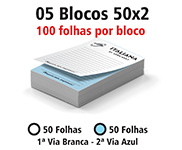 Blocos E Talões 50 Folhas Autocopiativo 56g 50x2 (150x210mm)