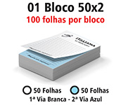 Blocos E Talões 50 Folhas Autocopiativo 56g 50x2 (105x150mm)