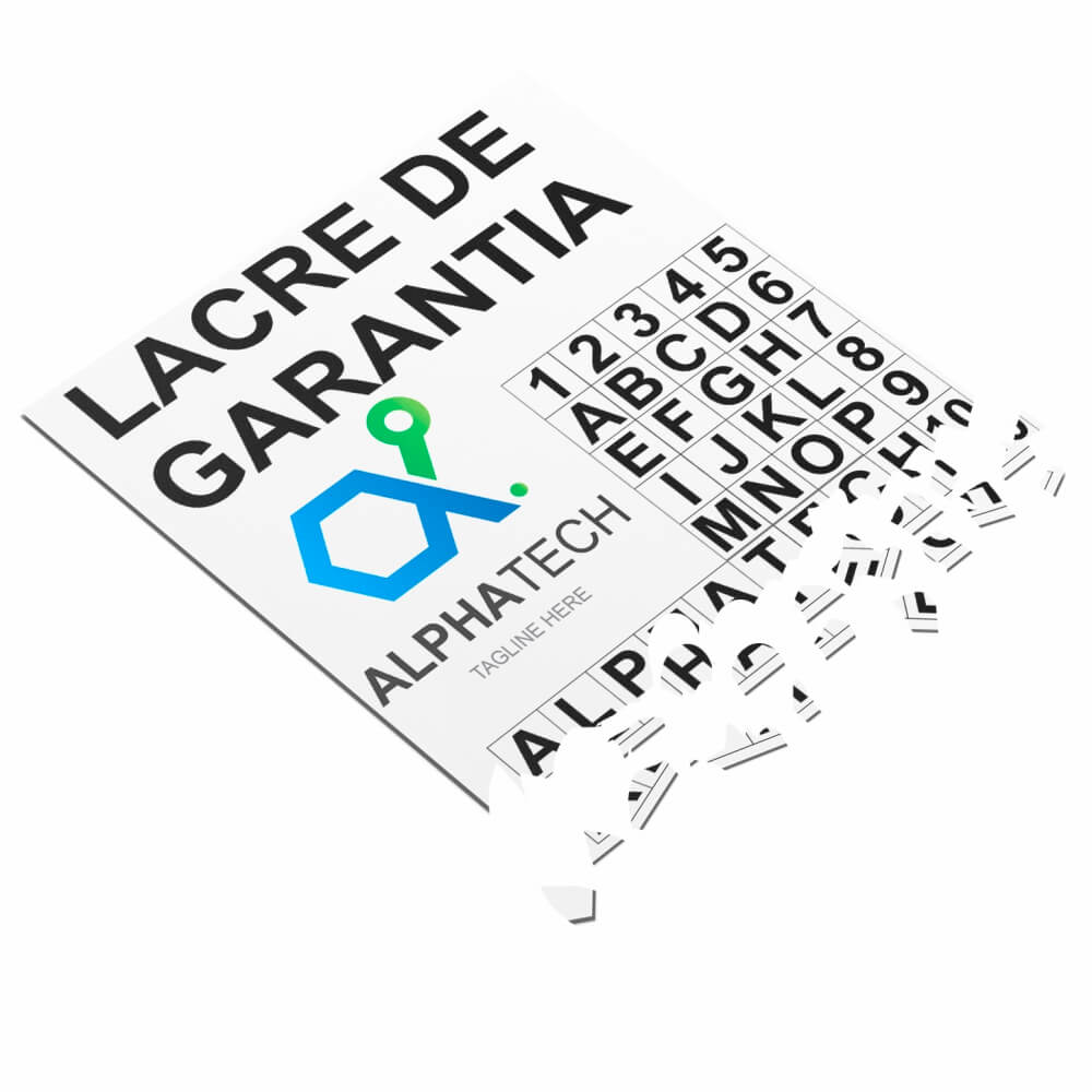 Adesivo Destrutível Casca de Ovo PVC 0,09mm (15x15mm)