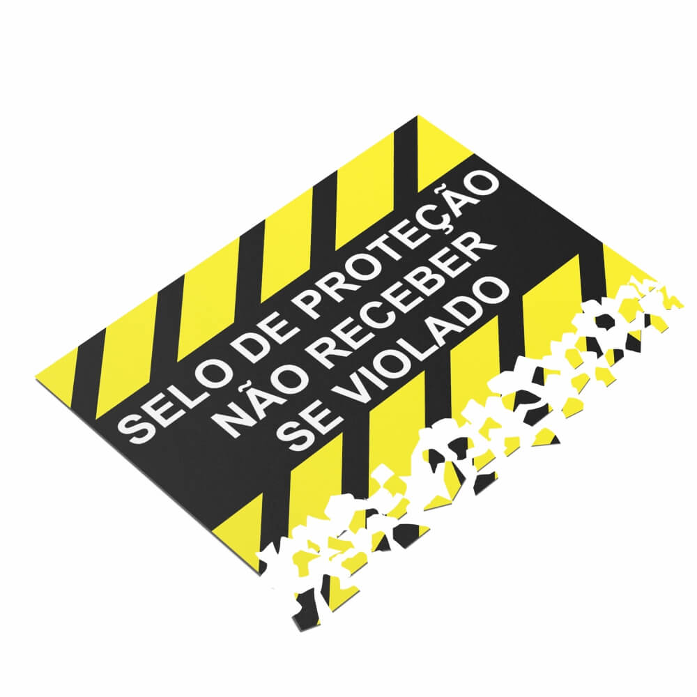 Adesivo Destrutível Casca de Ovo PVC 0,09mm (20x10mm)