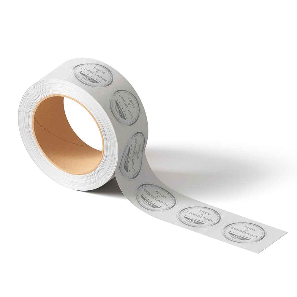 Rótulos Em Bobina Para Frios E Congelados Bopp Transparente Com Hotstamping (Tamanho Personalizado)