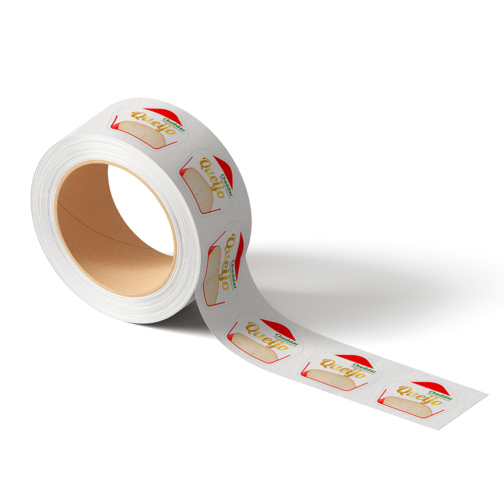 Rótulos Em Bobina Para Frios E Congelados Bopp Transparente Com Hotstamping (Tamanho Personalizado)