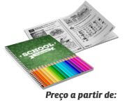 Apostila Capa Couchê 250g E Miolo Ap 75g 1X1 Várias Páginas