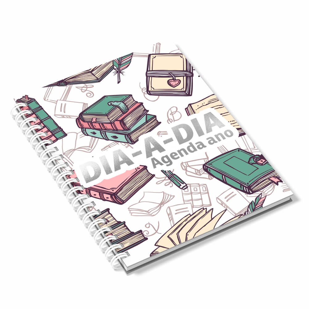 Agenda Escolar 2026 Capa Couchê 150g No Papel Paraná 2mm Sem Verniz