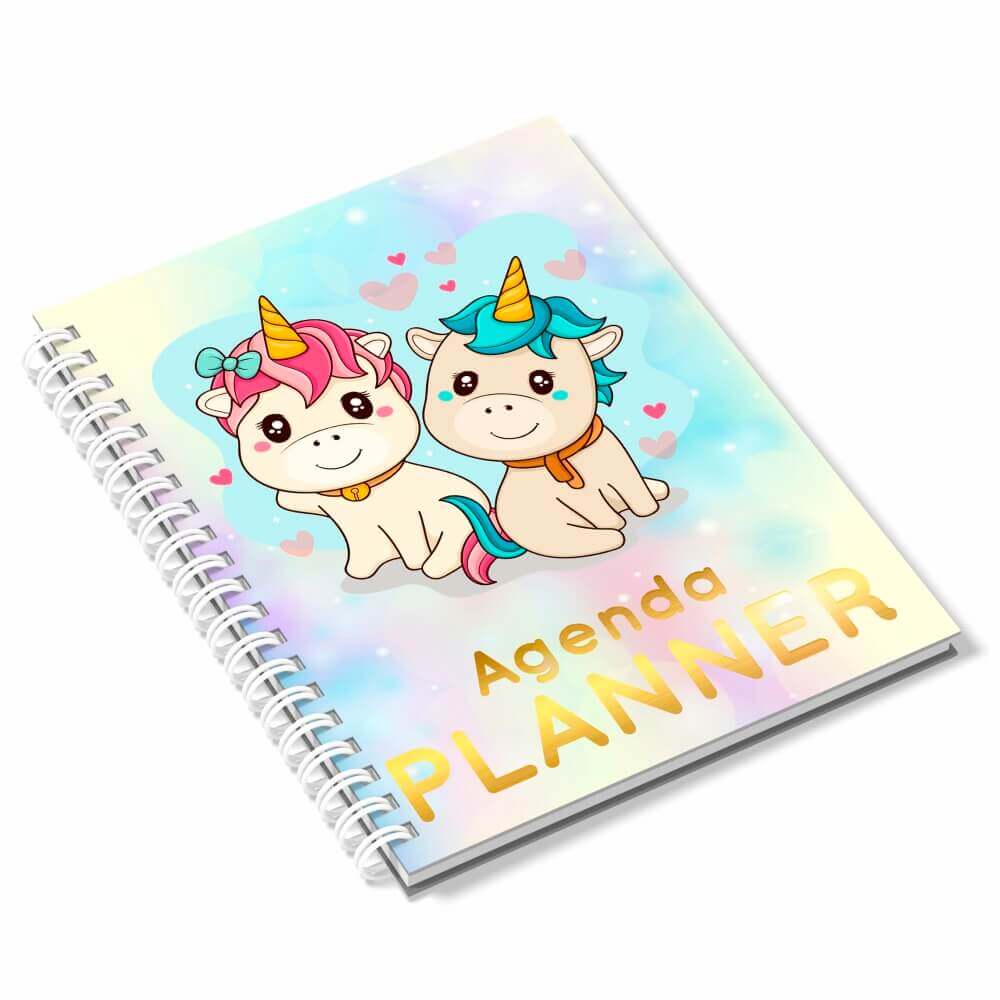 Agenda Planner 2026 Capa Couchê 150g No Papel Paraná 2mm Sem Verniz