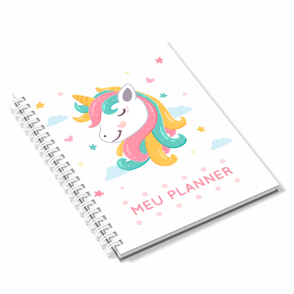 Agenda 2026 Miolo Personalizado Preto E Branco Capa Couchê 150g No Papel Paraná 2mm E Miolo Ap 75g Sem Verniz (150x210mm)