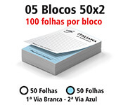 Blocos E Talões 50 Folhas Ap 75g 50x2 (105x150mm)