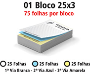 Blocos E Talões 25 Folhas Ap 75g 25x3 (210x300mm)