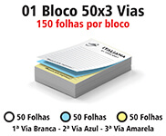 Blocos E Talões 50 Folhas Ap 75g 50x3 (150x210mm)