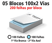 Blocos E Talões 100 Folhas Ap 75g 100x3 (75x105mm)