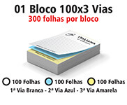 Blocos E Talões 100 Folhas Ap 75g 100x3 (210x300mm)
