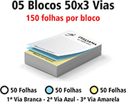 Blocos E Talões 50 Folhas Ap 75g 50x3 (105x150mm)