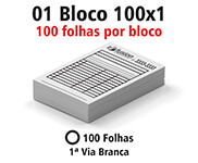 Blocos E Talões 100 Folhas Ap 56g 100x1 (75x105mm)