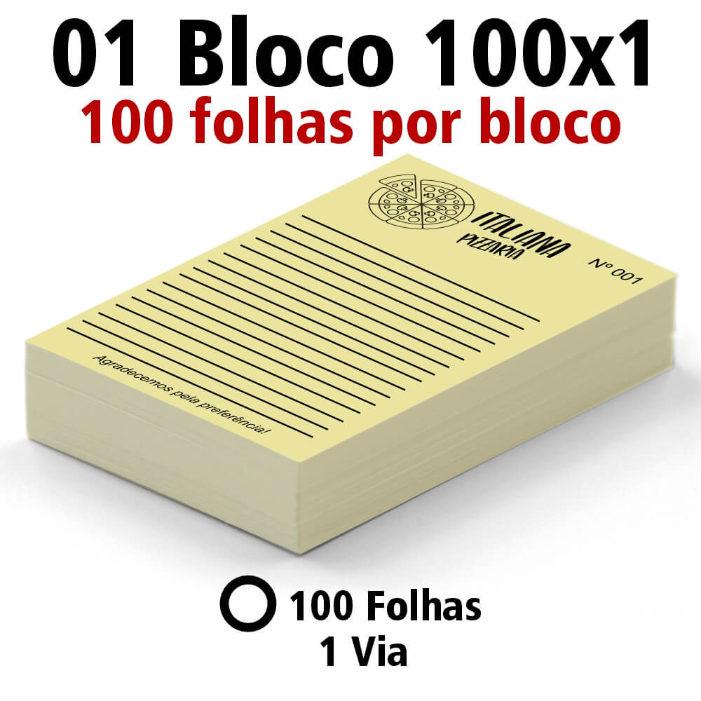 Blocos E Talões 100 Folhas Ap 75g 100x1 (210x300mm)