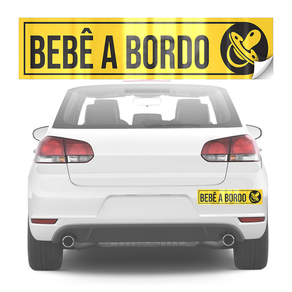 Adesivos Para Parachoque Bopp Branco Com Verniz Uv Total (460x100mm)