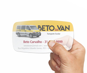 Etiquetas Corte Especial Bopp Transparente Com Tinta Branca (91x51mm)