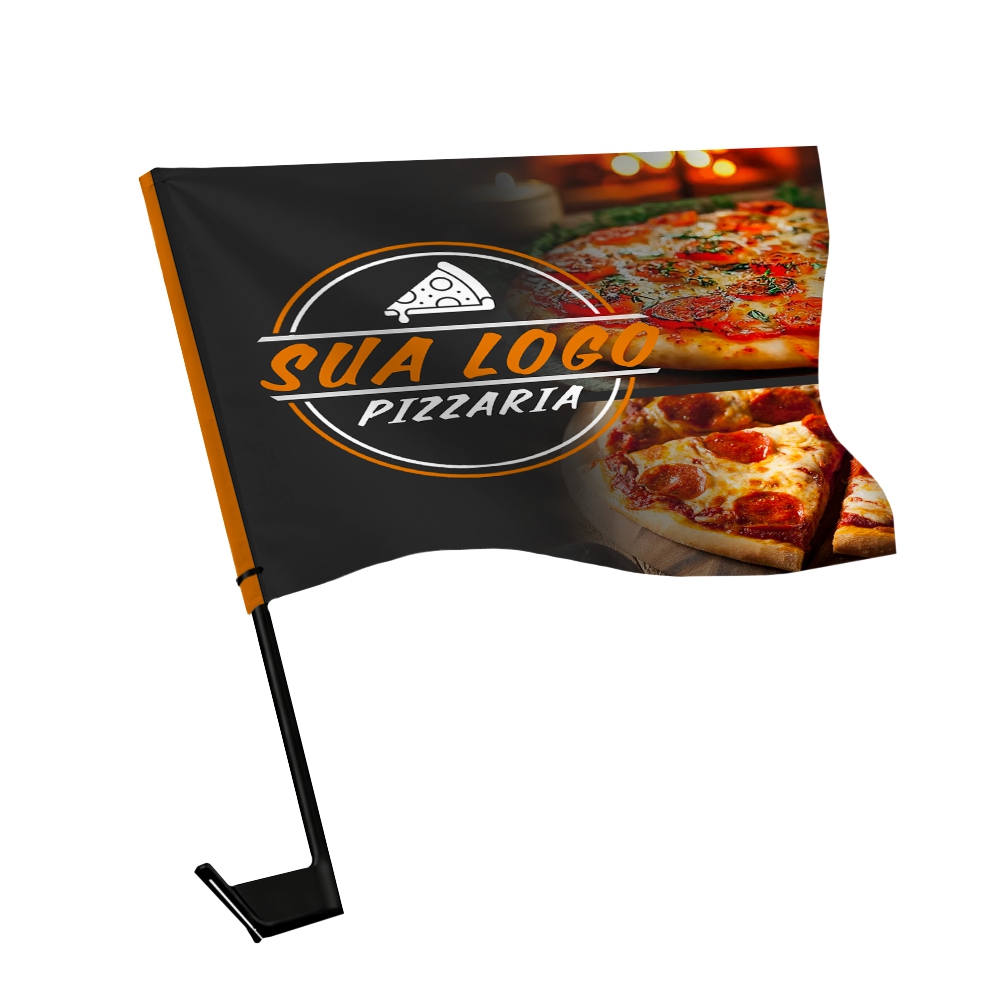 Bandeira Para Carro Com Haste Oxford (450x300mm)
