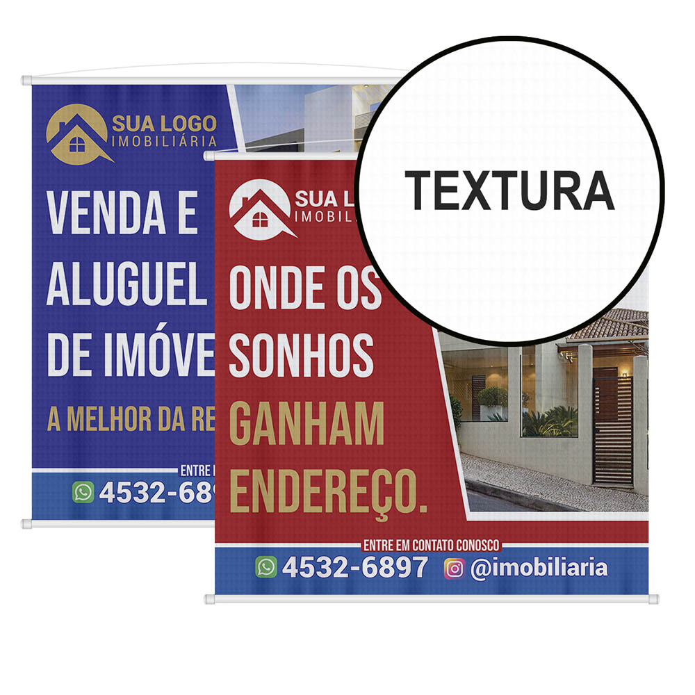 Banners Dupla Face 4x4 (Metro Quadrado)