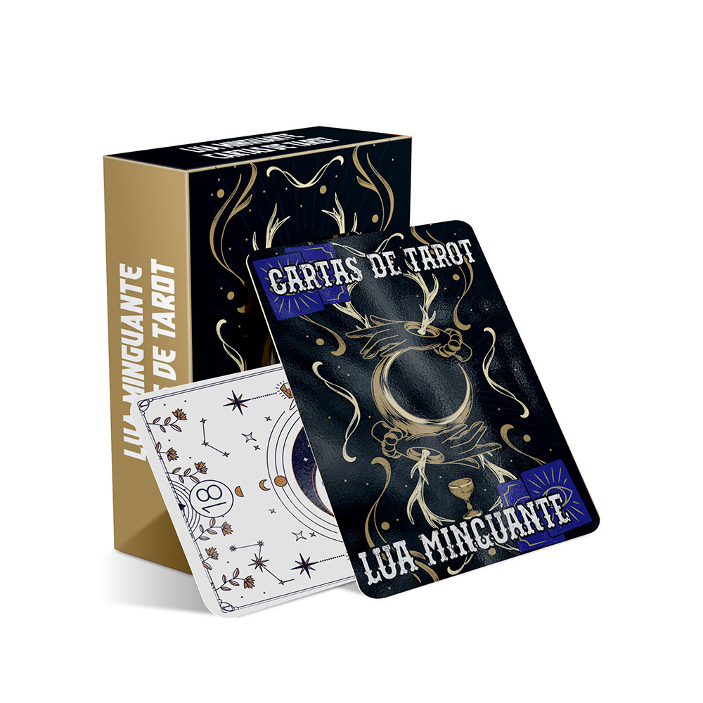 Baralho Simples 54 Cartas Baralho Com Cartas Personalizadas Couchê 300g Com Laminação Brilho