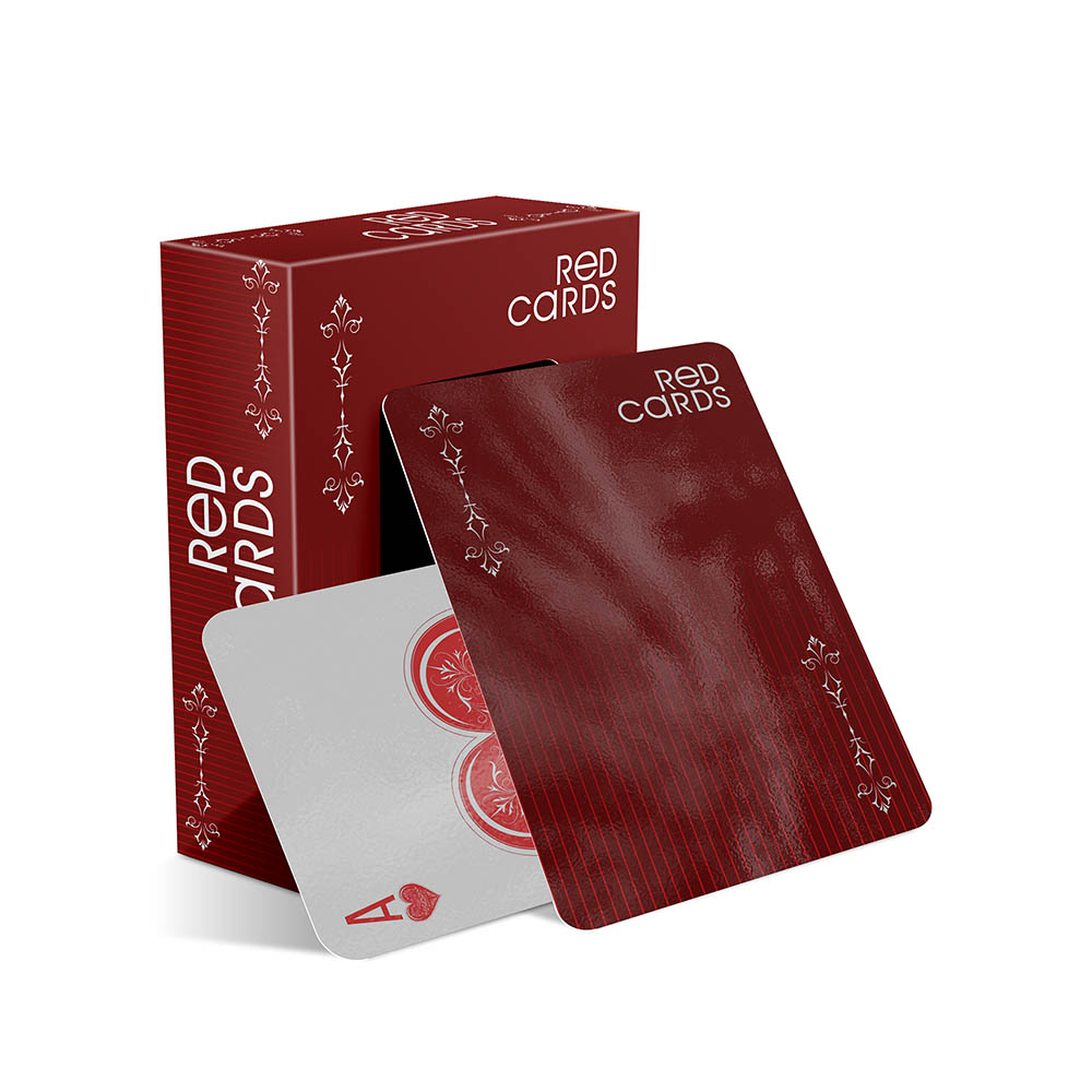 Baralho Simples 54 Cartas Baralho Com Cartas Personalizadas Couchê 250g Com Laminação Brilho