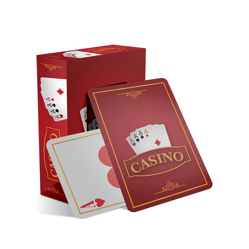 Baralho Simples 54 Cartas Baralho Com Cartas Personalizadas Couchê 300g Com Laminação Fosca