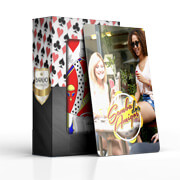Baralho Simples 54 Cartas Baralho Com Cartas Personalizadas Pvc 0,50 Premium Branco