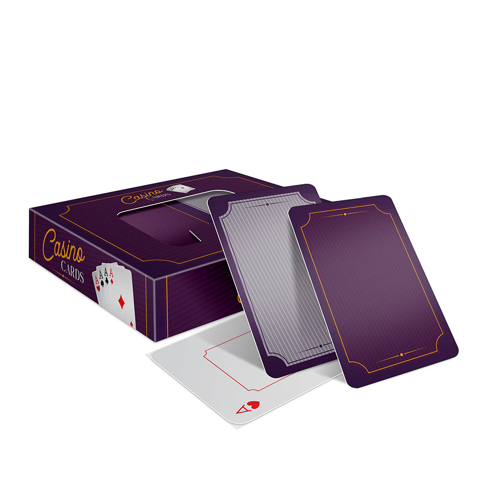 Baralho Duplo 108 Cartas Baralho Com Cartas Personalizadas Couchê 300g Com Laminação Fosca