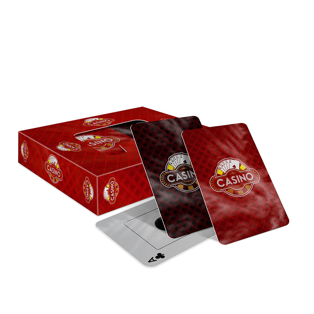 Baralho Duplo 108 Cartas Baralho Com Cartas Personalizadas Couchê 300g Com Laminação Brilho
