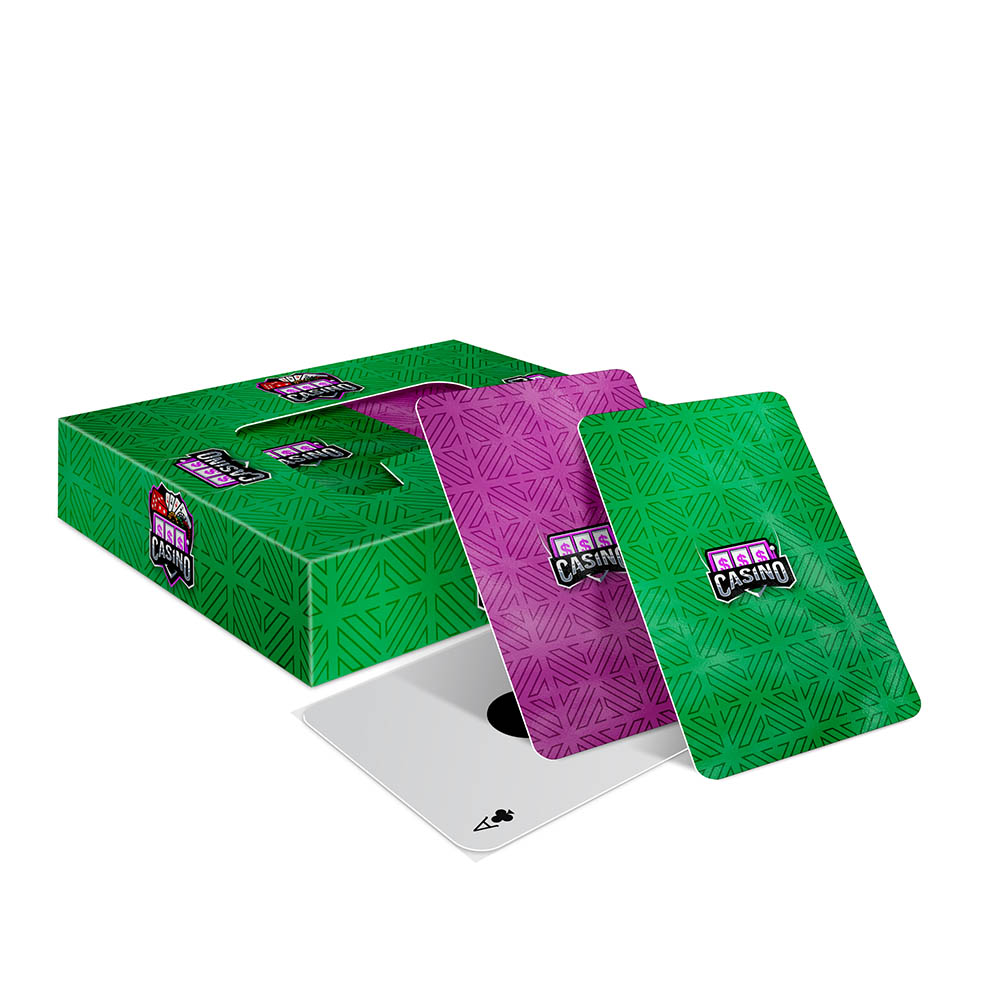 Baralho Duplo 108 Cartas Baralho Com Cartas Personalizadas Couchê 250g Com Laminação Brilho