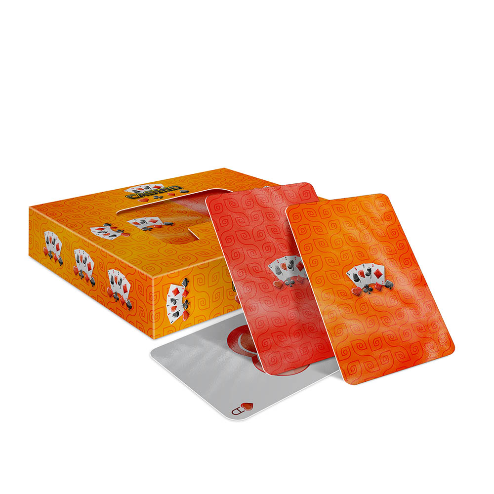 Baralho Duplo 108 Cartas Baralho Com Cartas Personalizadas Couchê 250g Com Laminação Brilho