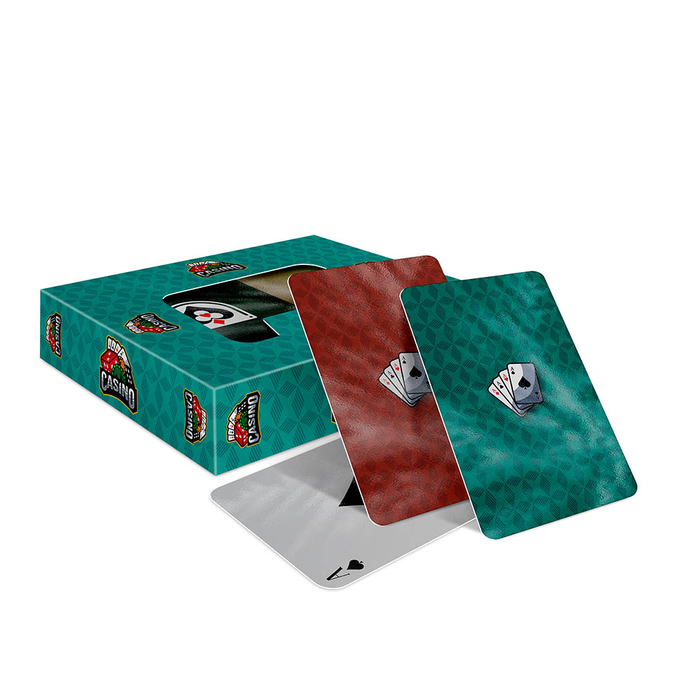 Baralho Duplo 108 Cartas Baralho Com Cartas Personalizadas Couchê 300g Com Laminação Brilho