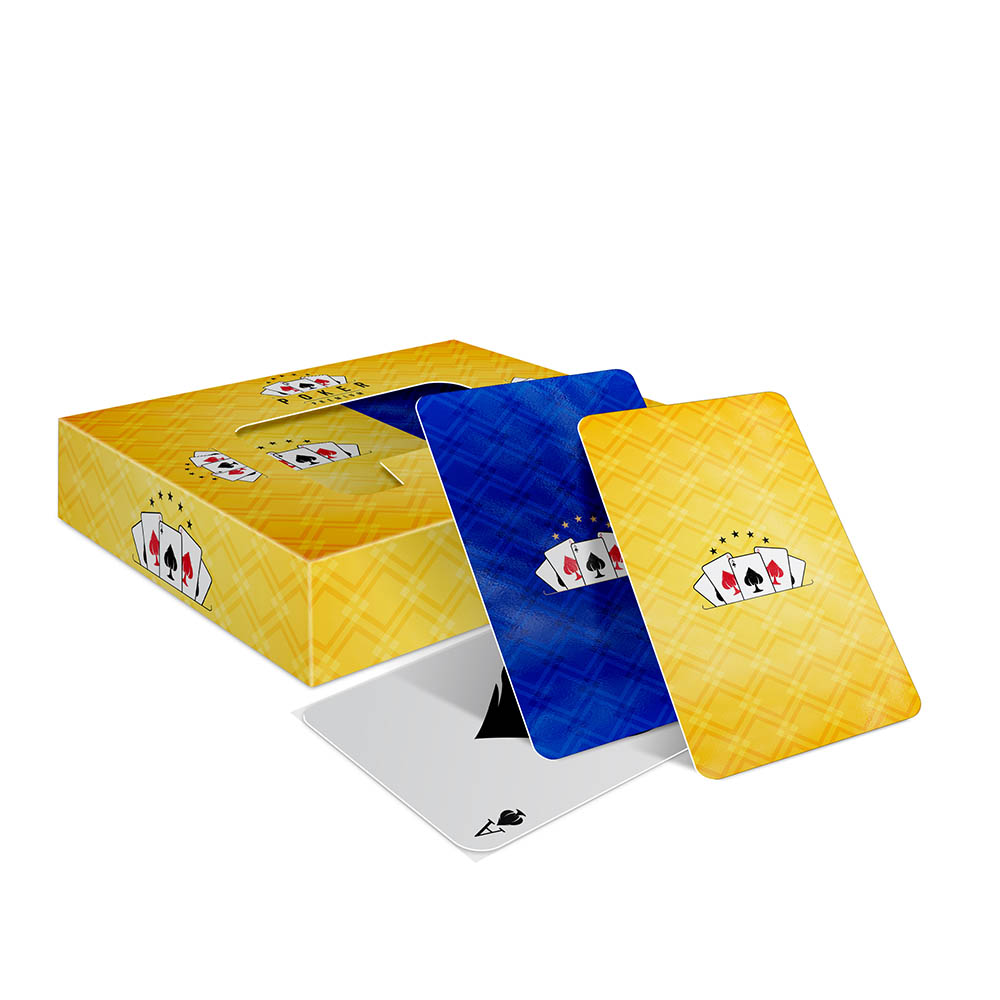 Baralho Duplo 108 Cartas Baralho Com Cartas Personalizadas Couchê 250g Com Laminação Brilho