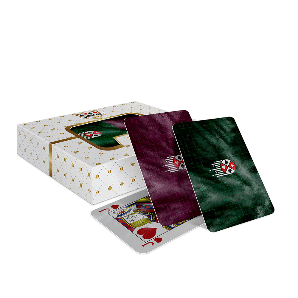 Baralho Duplo 108 Cartas Baralho Com Caixa Padrão Couchê 300g Com Laminação Brilho
