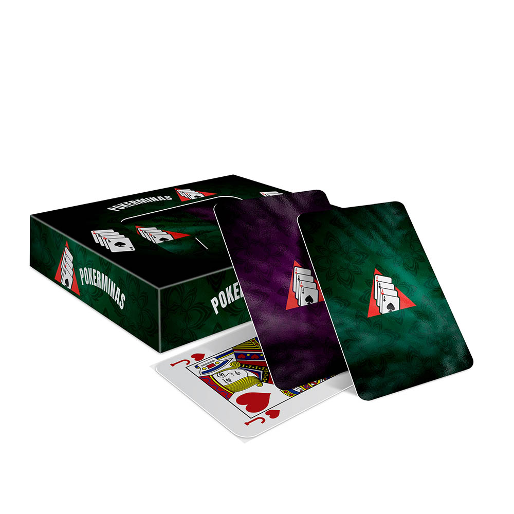 Baralho Duplo 108 Cartas Baralho Com Caixa Personalizada Couchê 300g Com Laminação Brilho