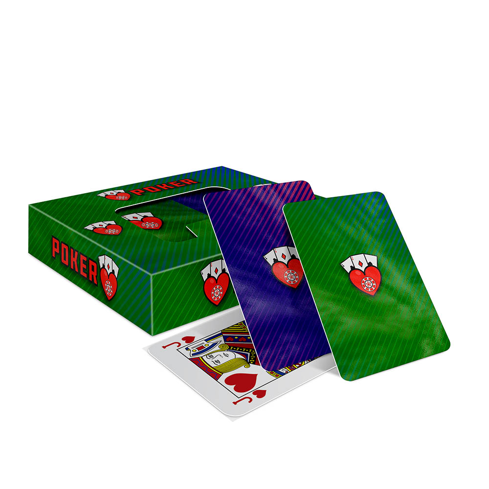 Baralho Duplo 108 Cartas Baralho Com Caixa Personalizada Couchê 250g Com Laminação Brilho