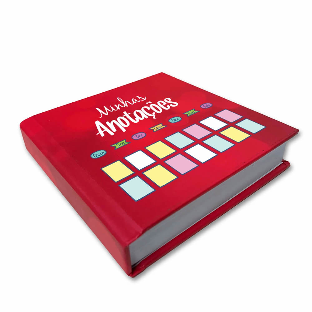 Caderno Impressão Digital Brochura Com Capa Dura Miolo Branco Ap 75g