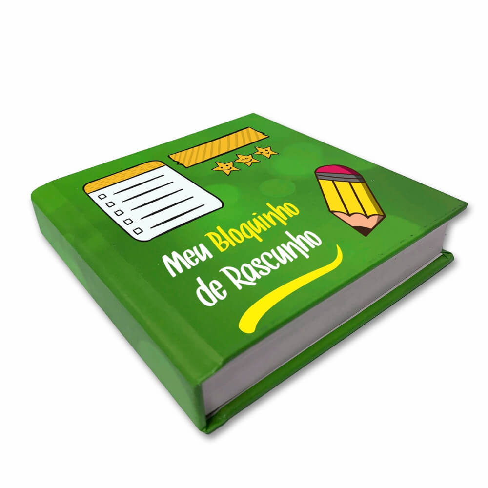 Caderno Impressão Digital Brochura Com Capa Dura Miolo Branco Ap 75g
