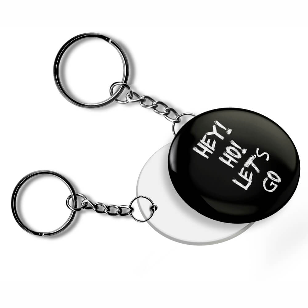 Bottons E Pins Personalizados Uma Face Com Chaveiro Modelo Redondo 55mm