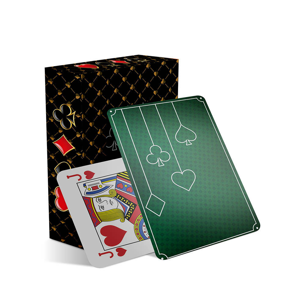 Baralho Simples 54 Cartas Baralho Com Caixa Padrão Couchê 300g Com Laminação Fosca