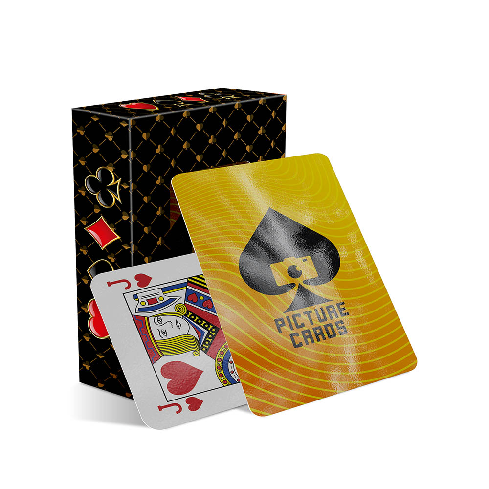 Baralho Simples 54 Cartas Baralho Com Caixa Padrão Couchê 250g Com Laminação Brilho