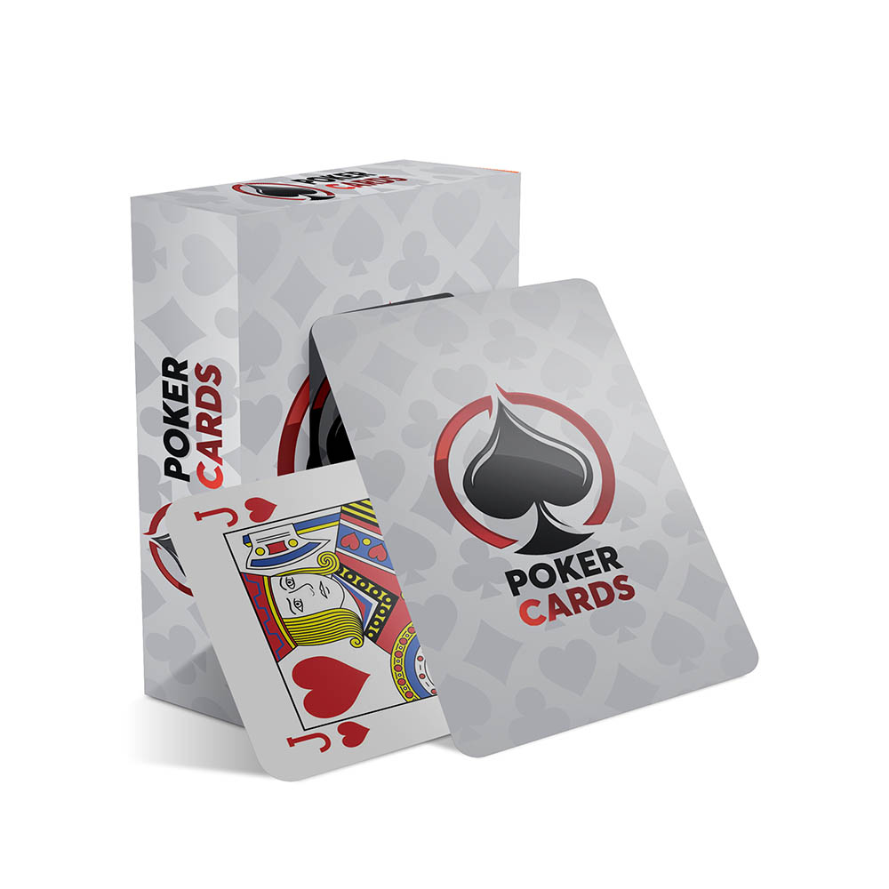 Baralho Simples 54 Cartas Baralho Com Caixa Personalizada Couchê 300g Com Laminação Fosca